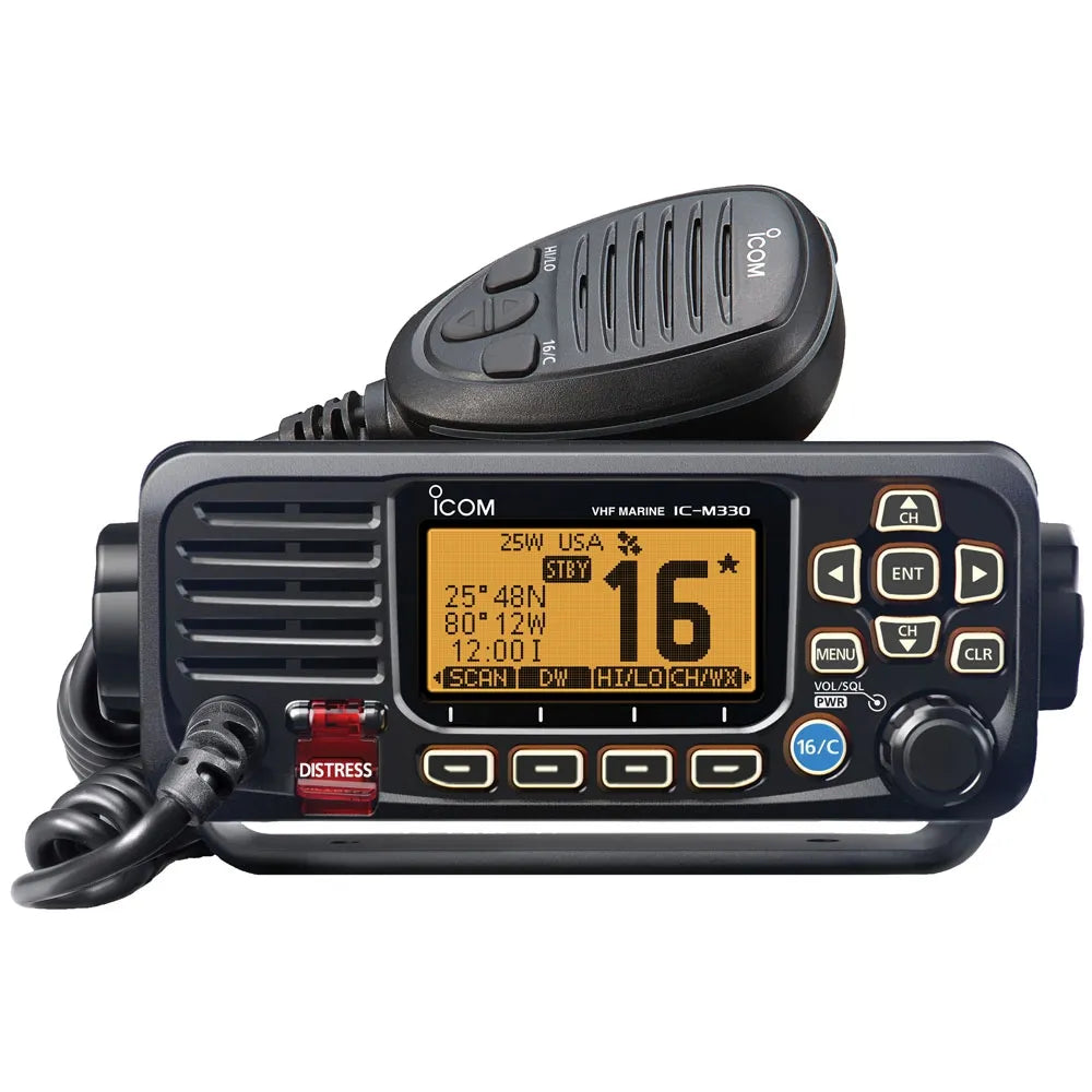 Icom IC-M330GE Ultra Compact VHF Marine Transceiver with GPS Receiver
