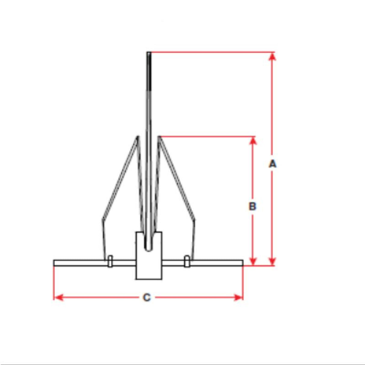 LEWMAR LFX ANCHOR 4LB 146300