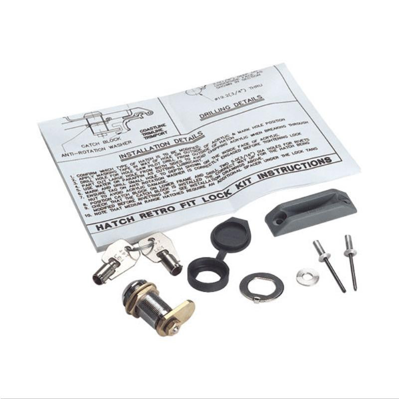 Lewmar Hatch Retro-Fit Lock and Key 172160