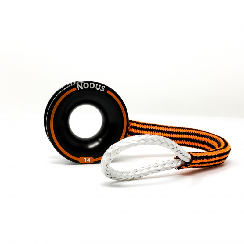 Nodus Adjustable and lockable loop for friction ring Lock 3i 8/16 Orange 20254O