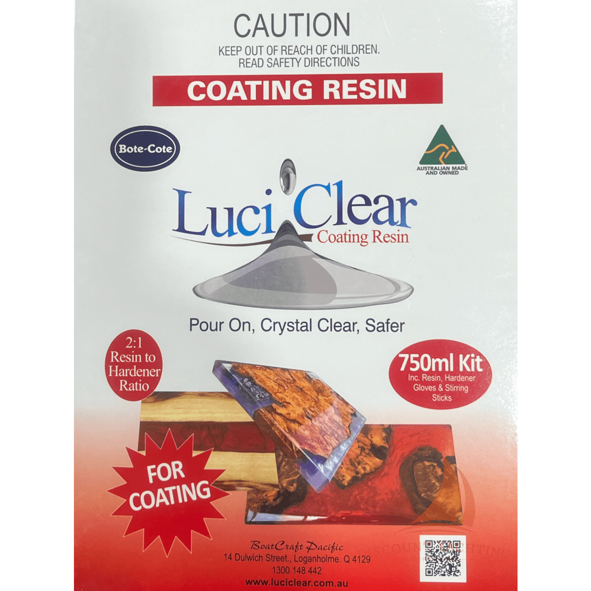 LuciClear Coating Resin 750ml kit