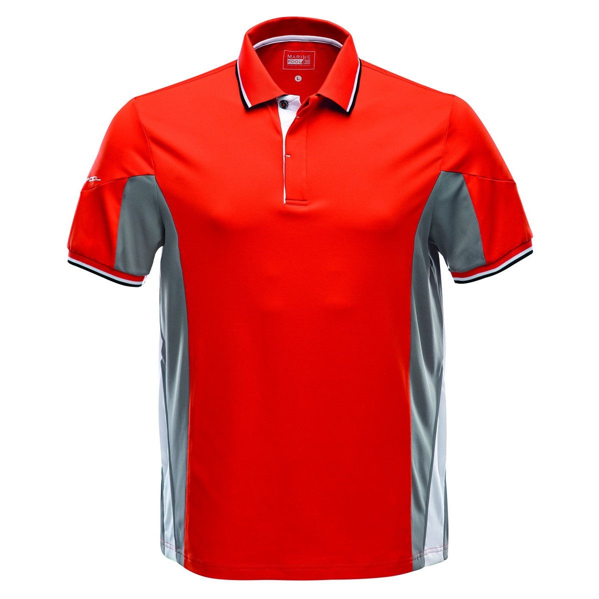 Marinepool Madison Tec Polo Shirt Men Orange
