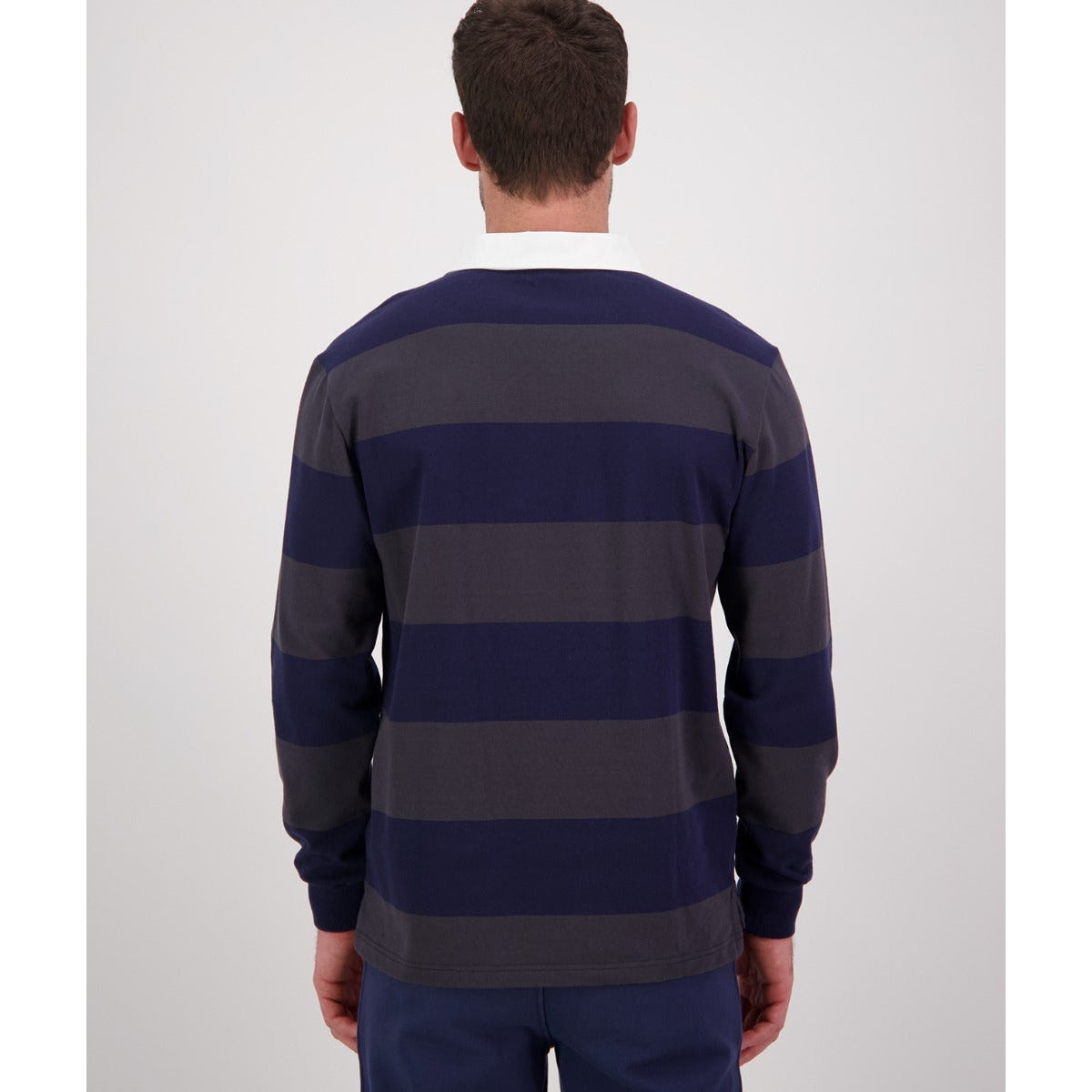 Line 7 MEN'S RANGE LONG SLEEVE RUGBY TOP Navy/Shadow