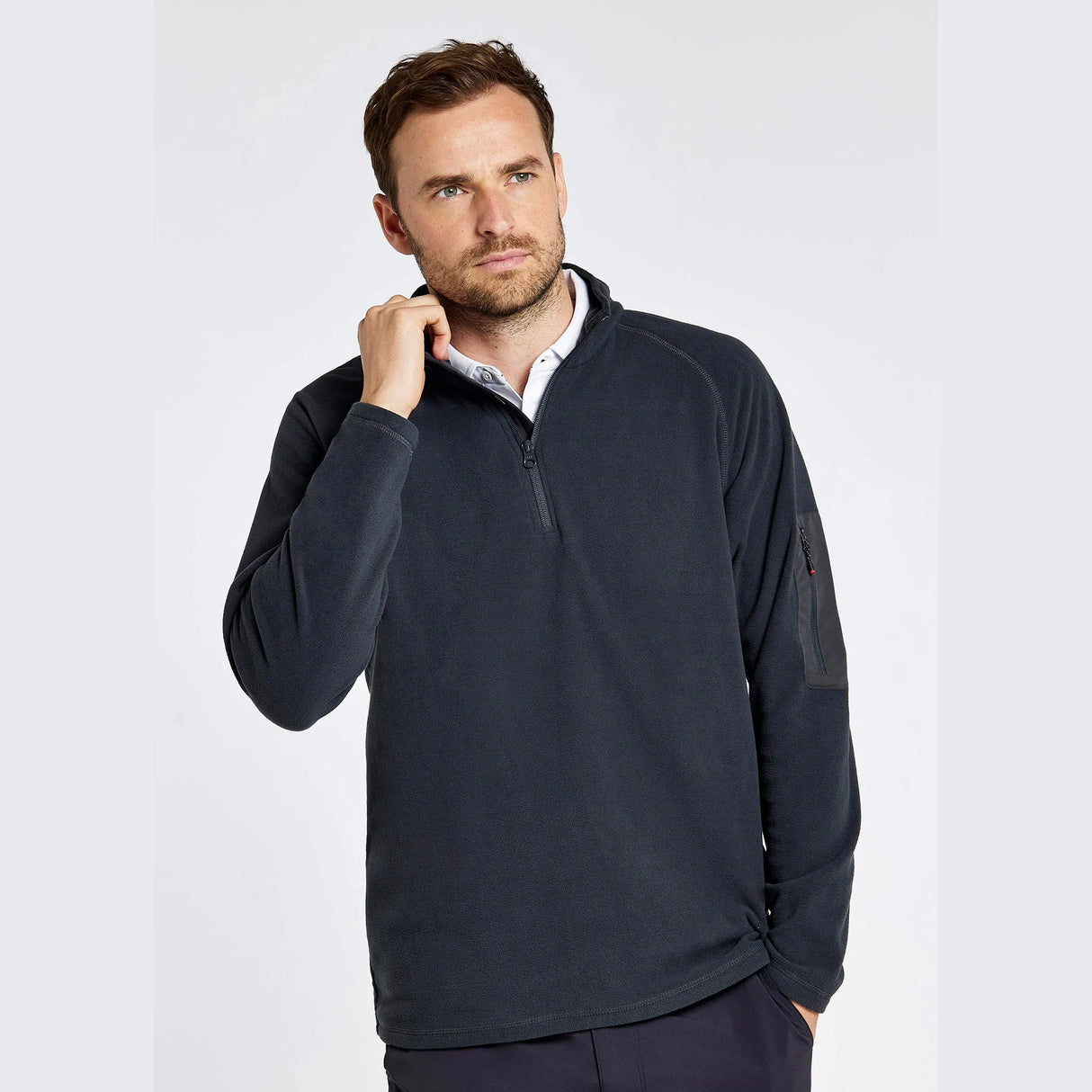 Dubarry Valencia Unisex Quarter-zip Fleece Jacket