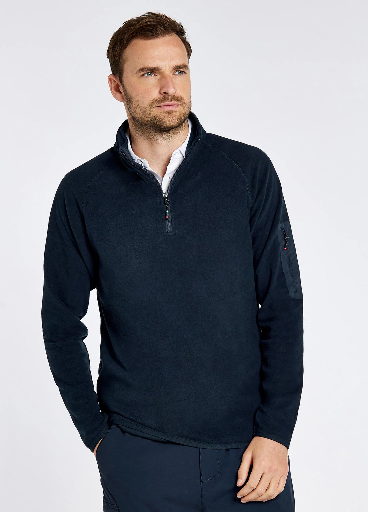 Dubarry Valencia Unisex Quarter-zip Fleece Jacket