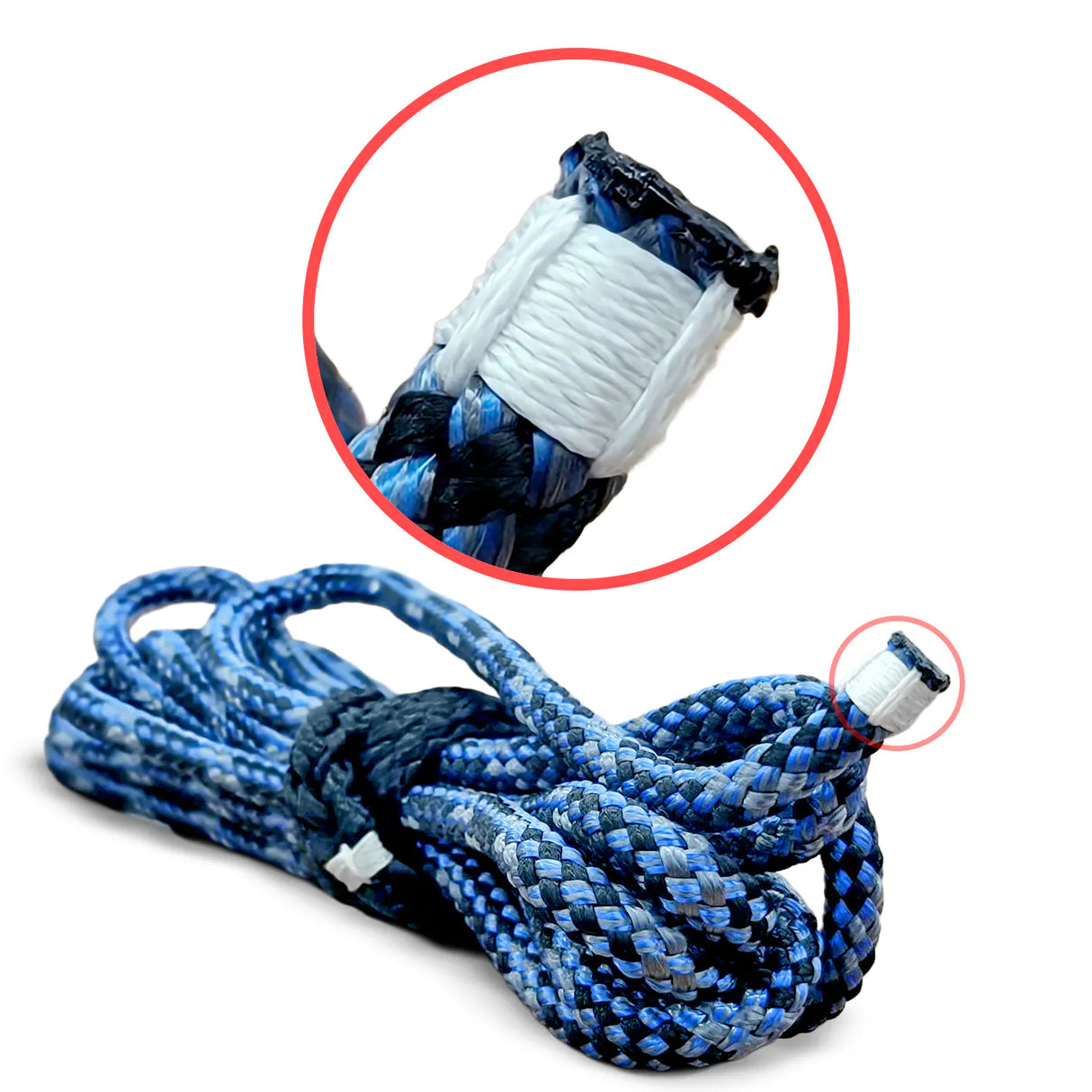 Robship UHMWPE Whipping Twine Flat Rope with needle 25m