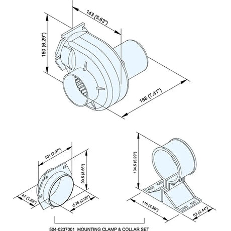 TMC Bilge Blower 12V