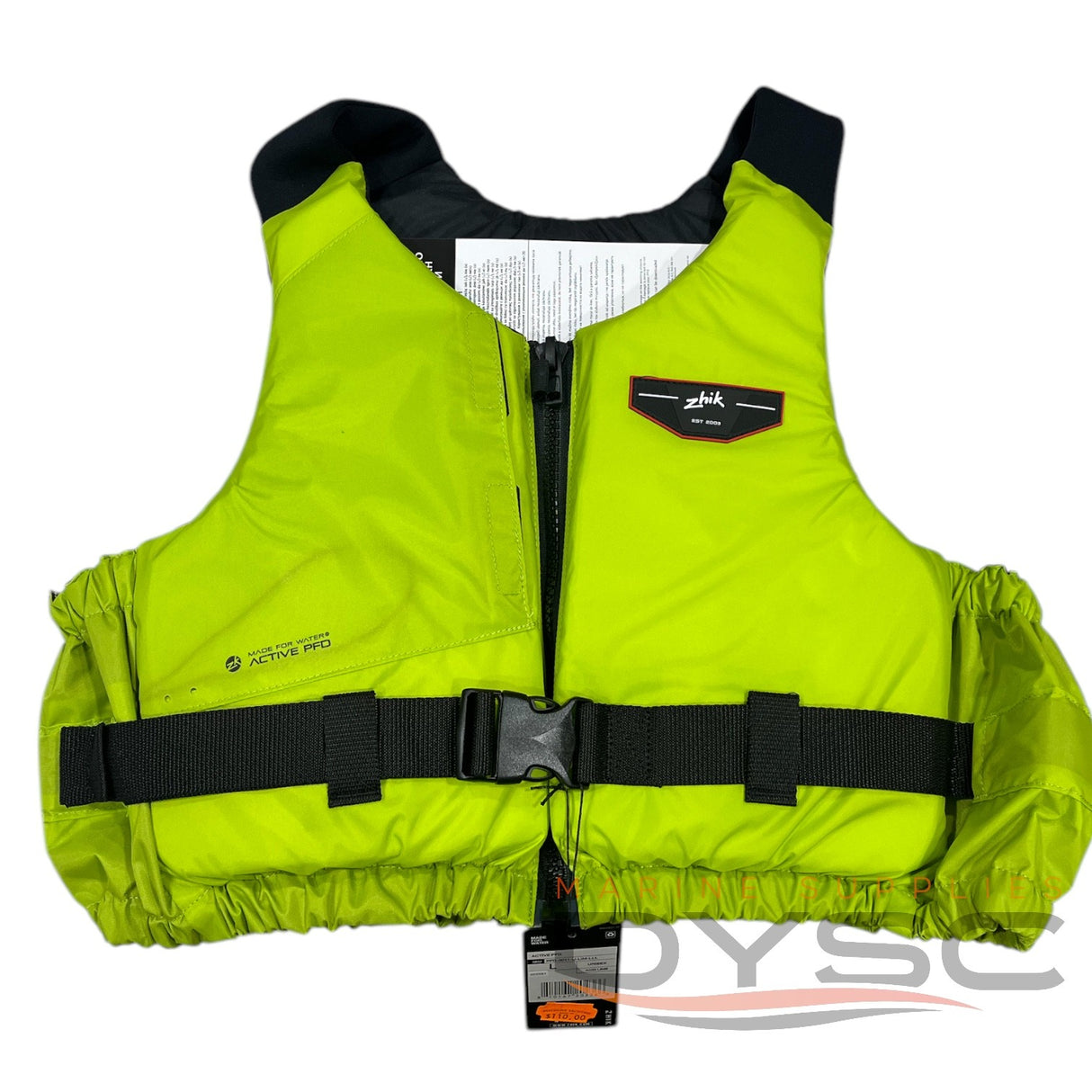 Zhik Active Expedition PFD Lime Green