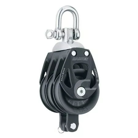 Harken 60mm Aluminum Element Triple Block — Swivel, Becket 6273