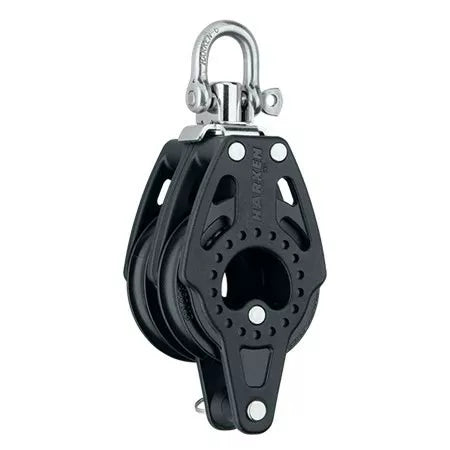 Harken 57mm Double Block — Swivel, Becket 2603