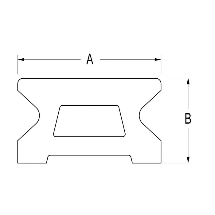 Ronstan Series 19 Ball Bearing Mast Track, 2 Metres RC1191-2.0