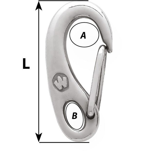 Wichard Snap Hook 35mm Length 2479