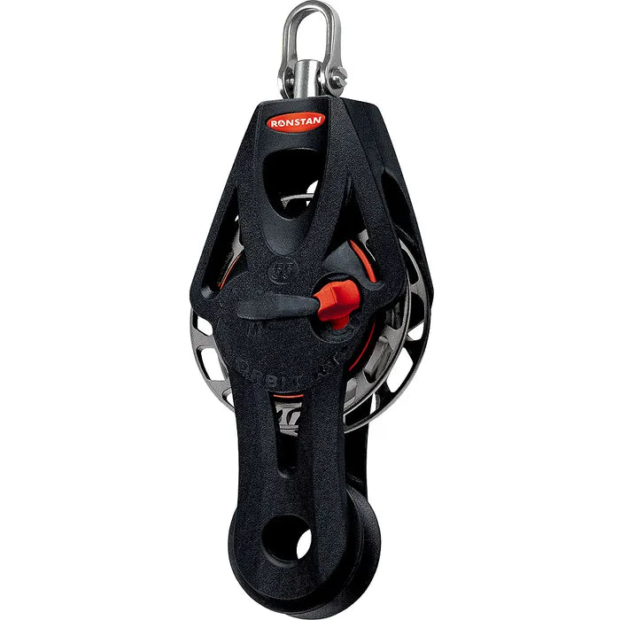 Ronstan Series 55 Orbit Block™, Ratchet with Fiddle and Becket