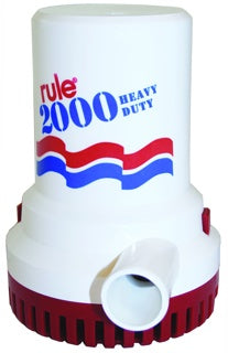 Rule 12v 2000 Heavy Duty Bilge Pump 126 LPM RWB13