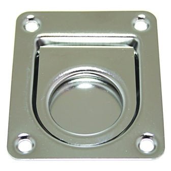 Flush Pull Stainless Steel 55x65mm