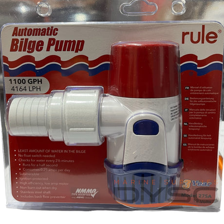 Pump - Rule AUTO 1100 12v RWB810