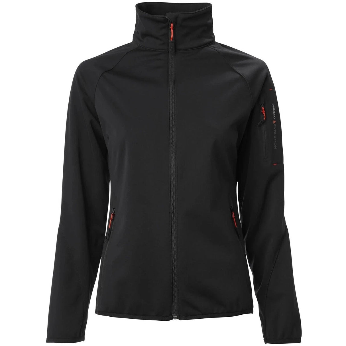 MUSTO Women's Crew Softshell Jacket EWJK047 Black Size 10 Clearance