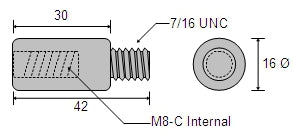 Volvo Penta Zinc Anode CDZ9-011