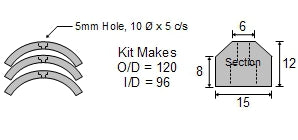 Volvo Three Bladed Folding Propeller Zinc Anode CDZ9-093