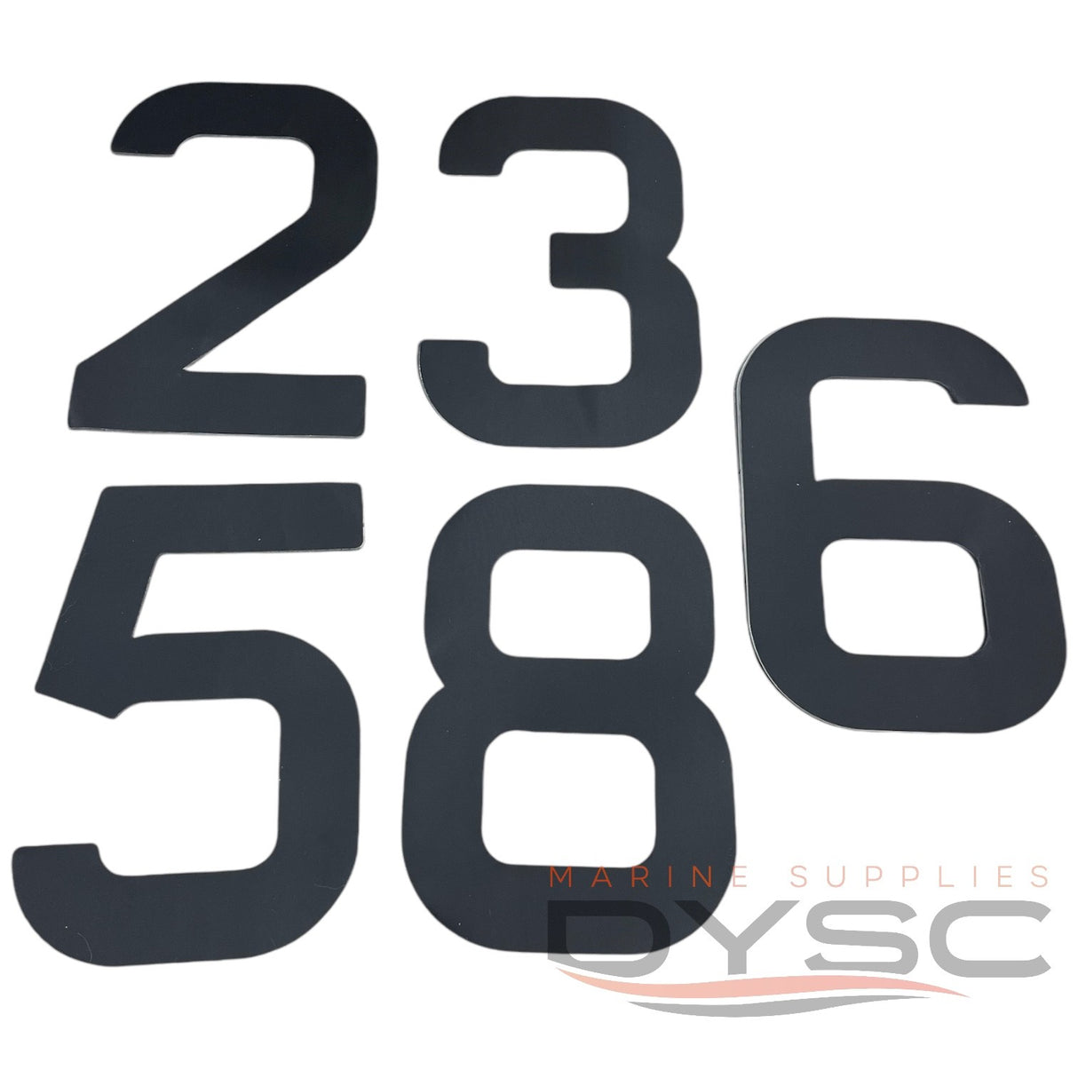 Sail Numbers - Black - 300mm (12") Each
