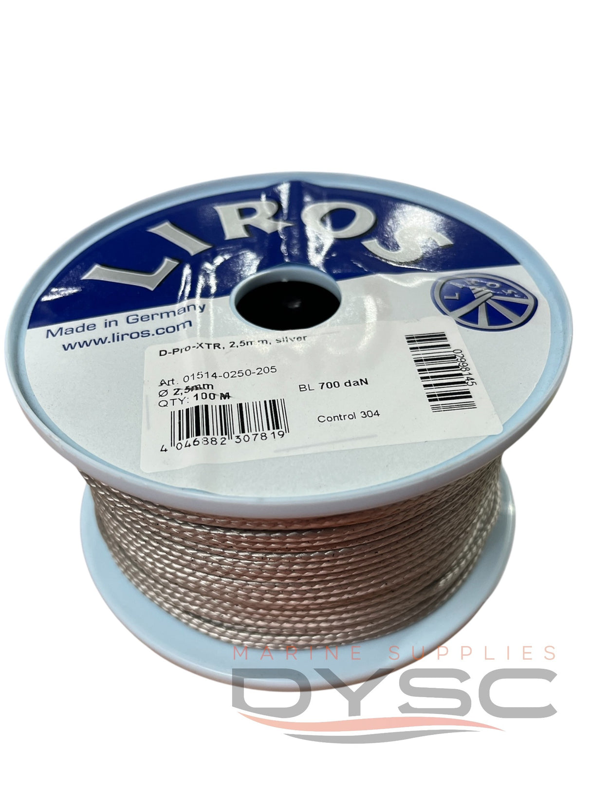 Liros D-Pro-XTR Pro Dyneema® SK99 2.5mm 100mt Roll