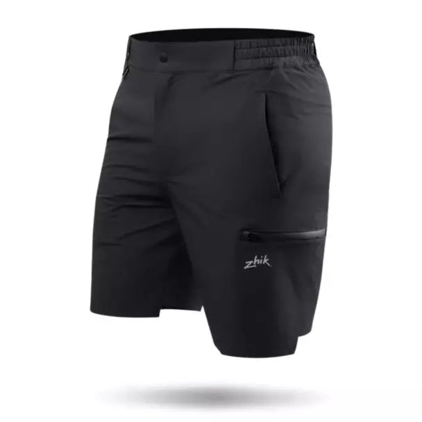 Zhik Mens Black/ Anthracite Deck Shorts