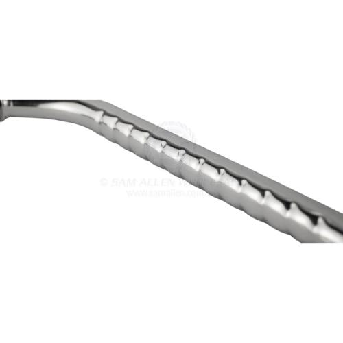 Hand Rails - Ribbed Grip - Stud Mount - Stainless Steel