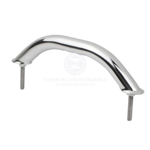 Hand Rails - Ribbed Grip - Stud Mount - Stainless Steel