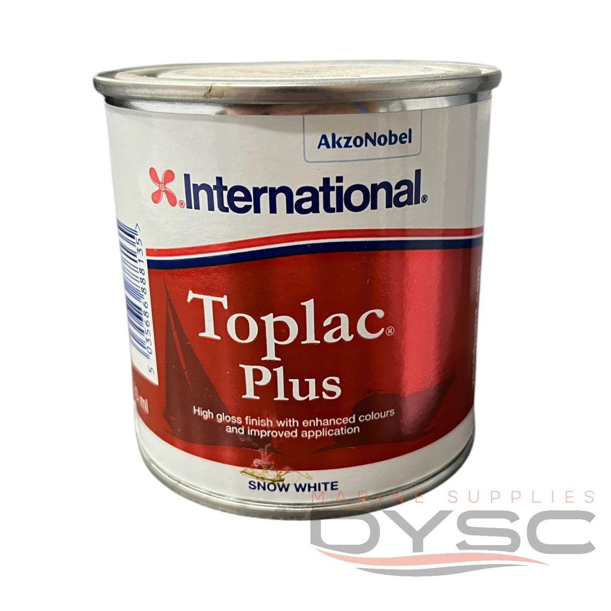INTERNATIONAL TOPLAC PLUS GLOSS 250ml snow white