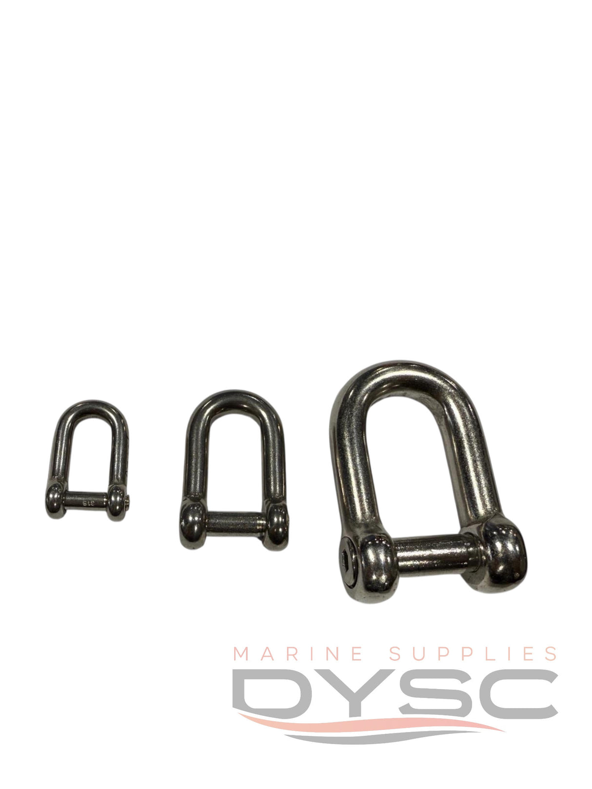 Dee Shackles with hexagonal socket sink pin