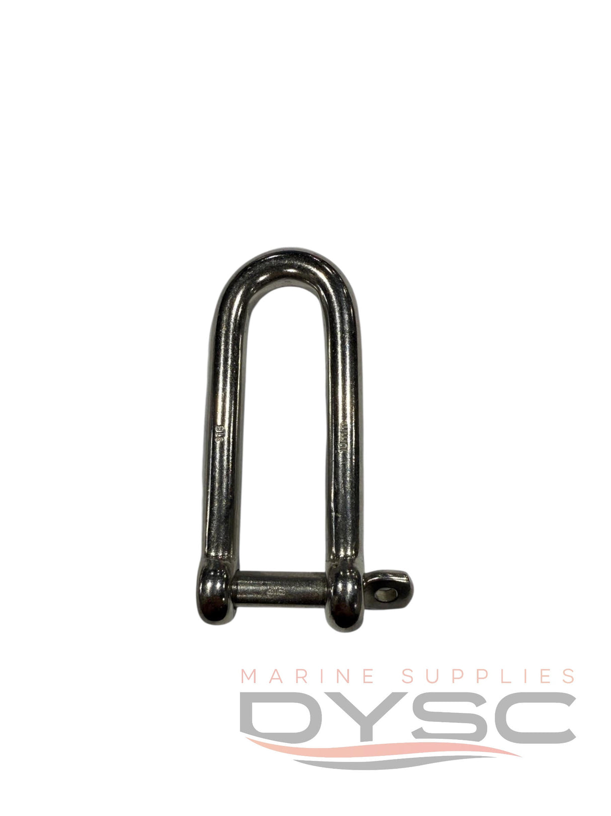 Forged Long Dee Shackles with captive bolt 316 Stainless