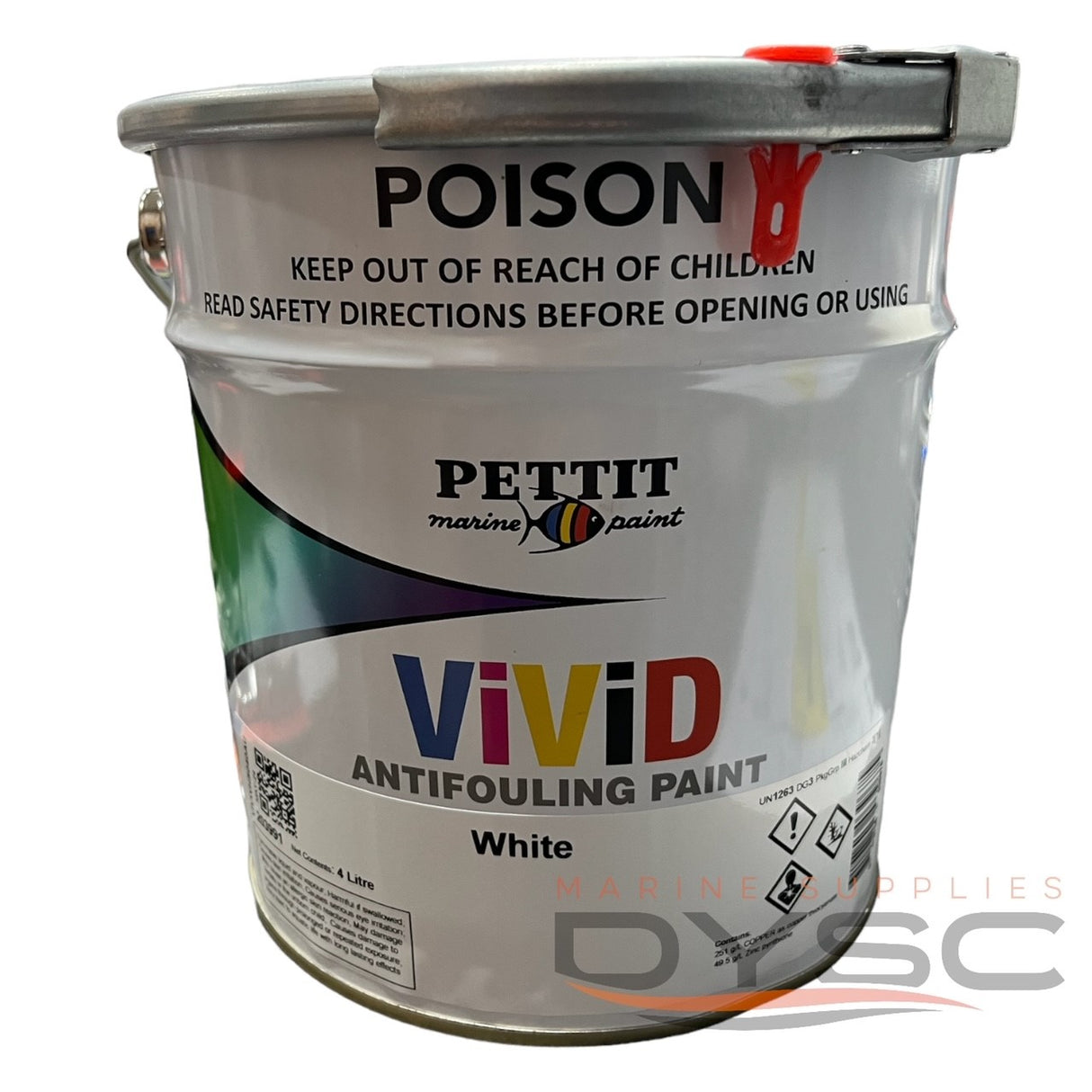 Altex Pettit Vivid Aluminium Antifouling White 4lt