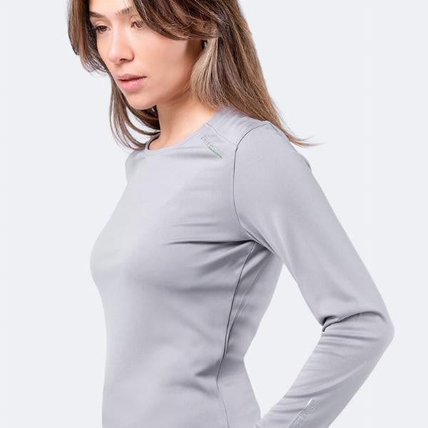 Zhik Womens UVActive UPF50+ Long Sleeve Top - Grey