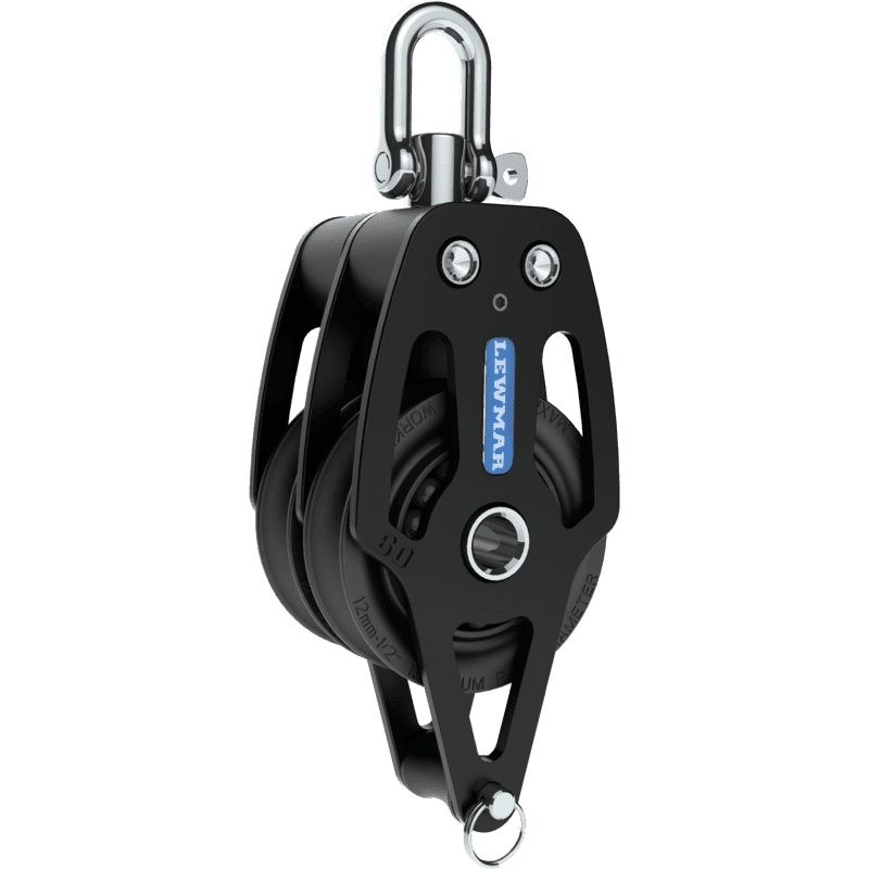 Lewmar 50mm HTX Double Block With Becket 420448