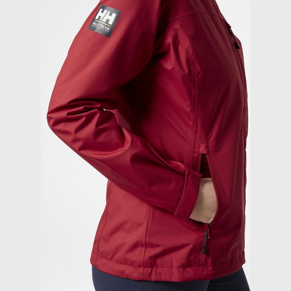 Helly Hansen Crew Jacket Red 162 Womens clearance
