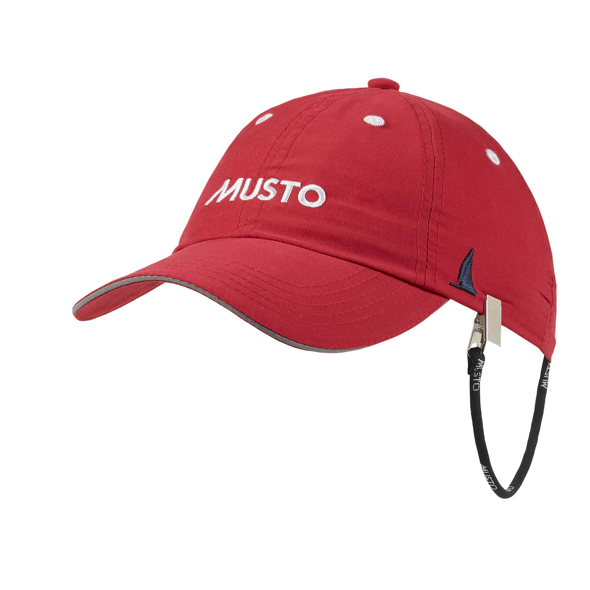 MUSTO ESSENTIAL FAST DRY CREW CAP RED