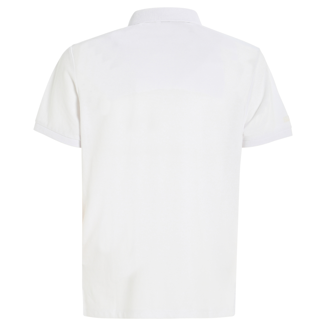 Slam Deck Organic Pique Polo White