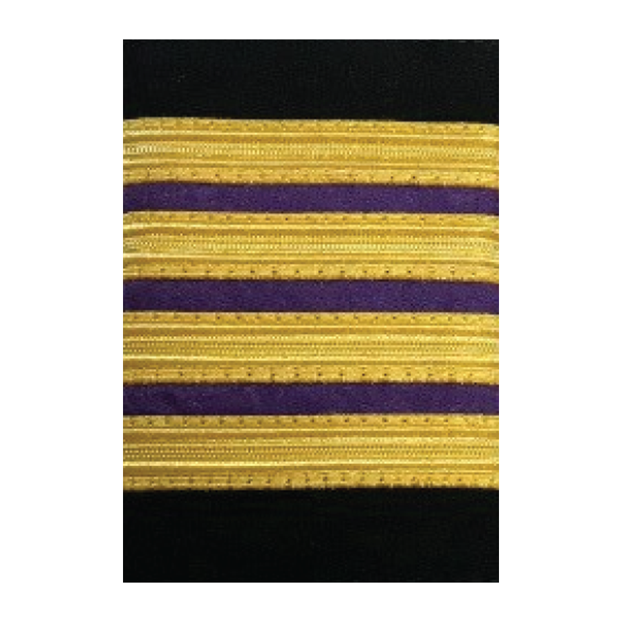 EPAULETTE - CHIEF ENGINEER FOUR BAR