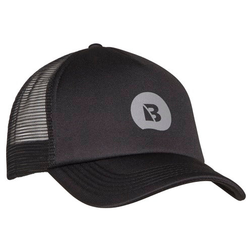 Burke Logo Trucker Cap Black