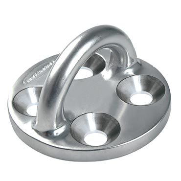 Ronstan Pad Eye,Round Base,4XM8 (5/16”) Holes RF2429-08