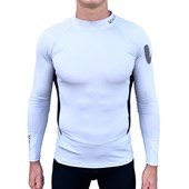 VAIKOBI LONG SLEEVE RASH TOP - SILVER/BLACK