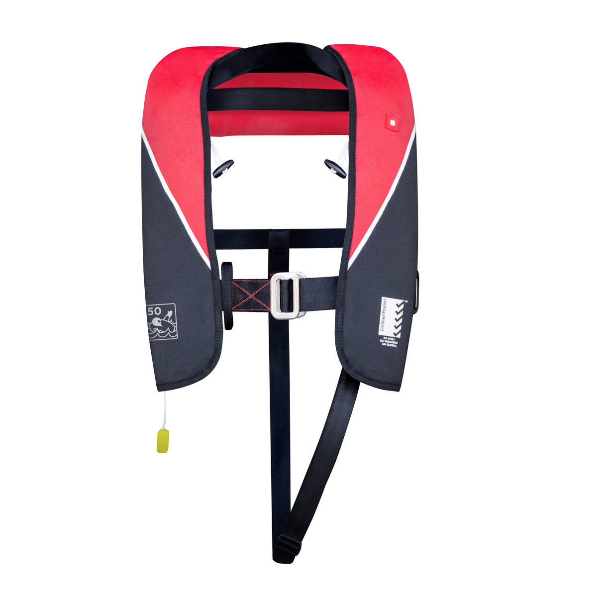 Burke Whip 150N Manual Inflatable PFD with Harness AS4758.1.2022