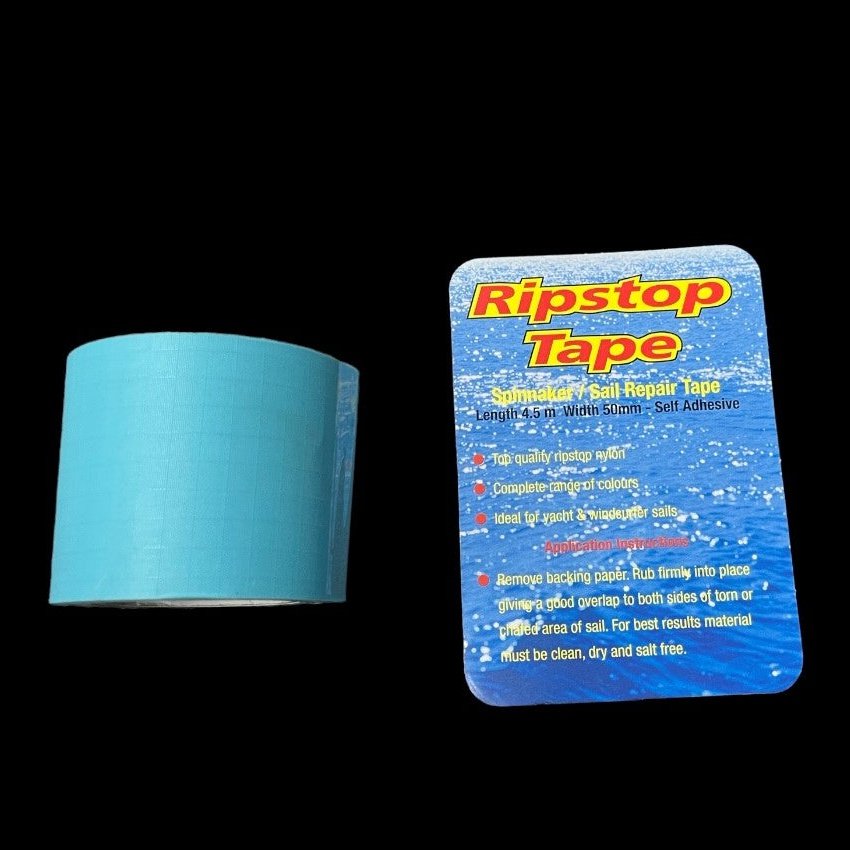 Ripstop Spinnaker Sail Repair Tape Light Blue