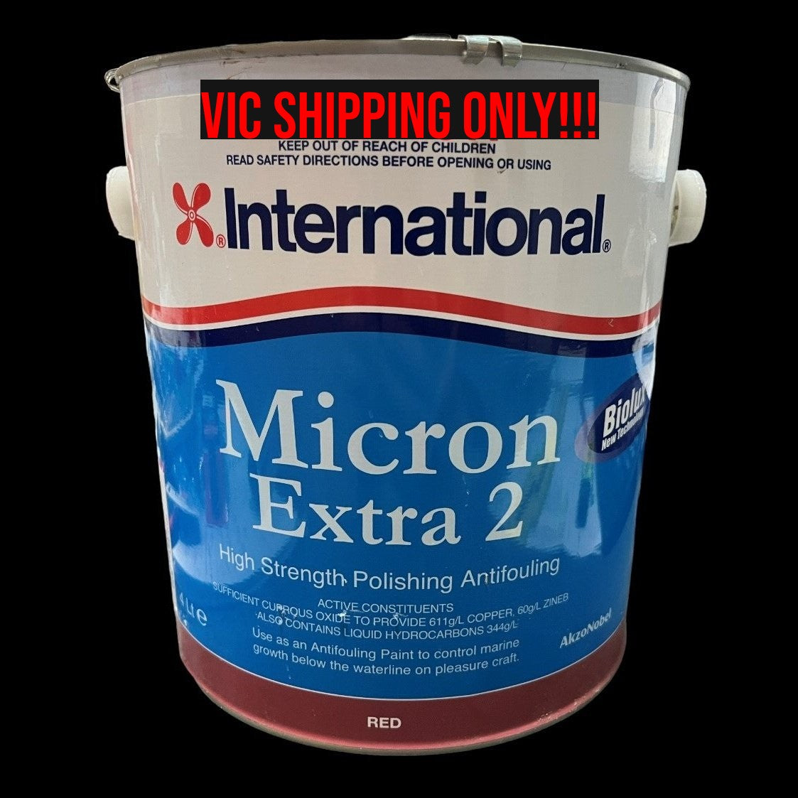 International Micron Extra 2 Antifouling Red 4lt