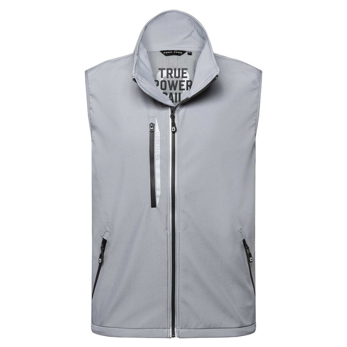 CODE-ZERO SOFTSHELL GILET MEN HALYARD GREY