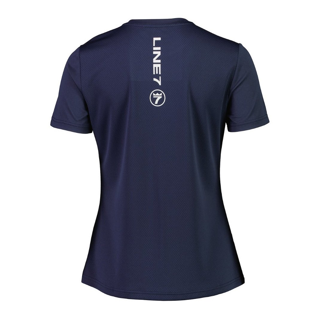 LINE 7 WOMEN'S OCEAN CREW T SHIRT NAVY