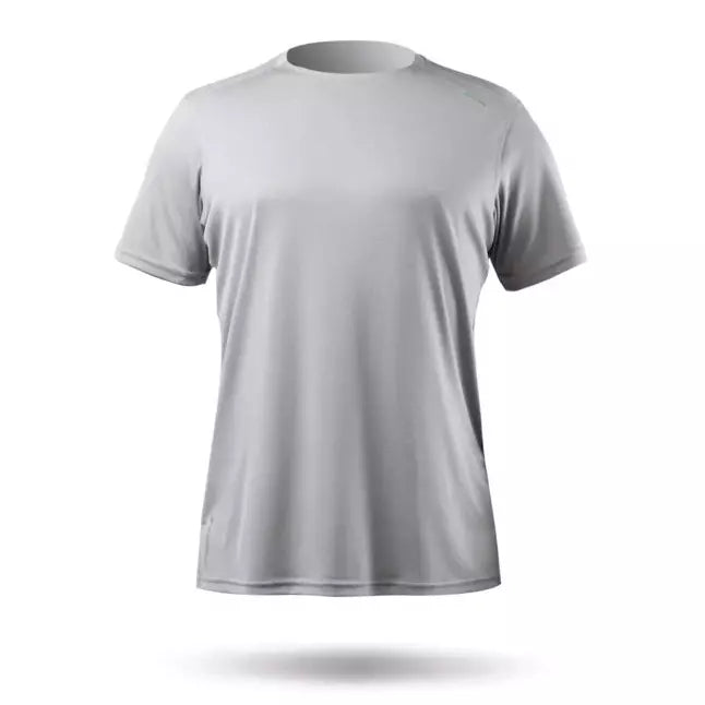 ZHIK Mens UVActive Short Sleeve Top - Grey