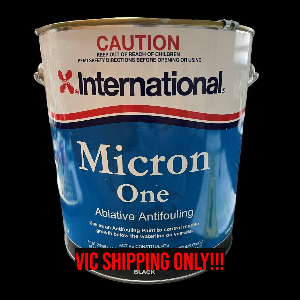International Micron One (Awlcraft) Antifouling Black 4Lt