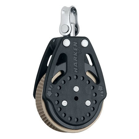 Harken 57mm Ratchamatic® Block — Swivel, 1.5x Grip 2165