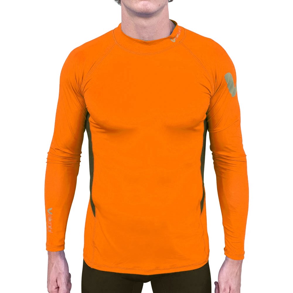 VAIKOBI LONG SLEEVE RASH TOP - ORANGE